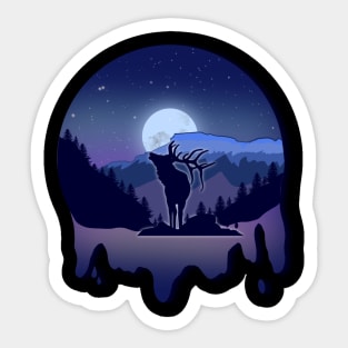 Colorado night Sticker